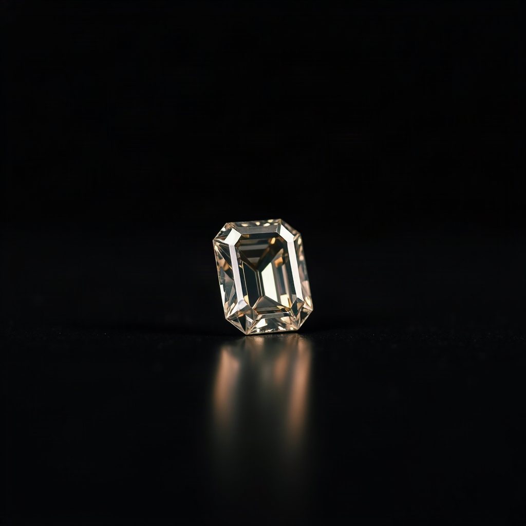 에메랄드 컷 3.50ct E / VVS1