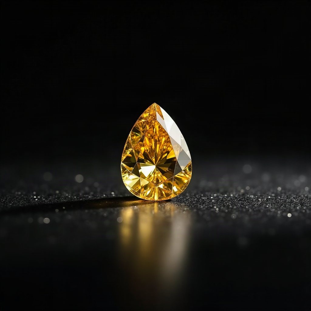 팬시 인텐스 옐로 페어 2.20ct