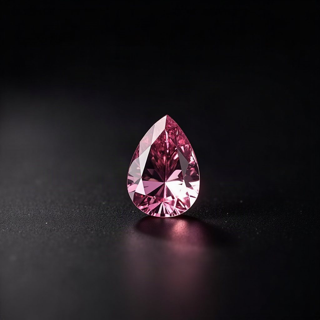 팬시 핑크 페어 0.72ct