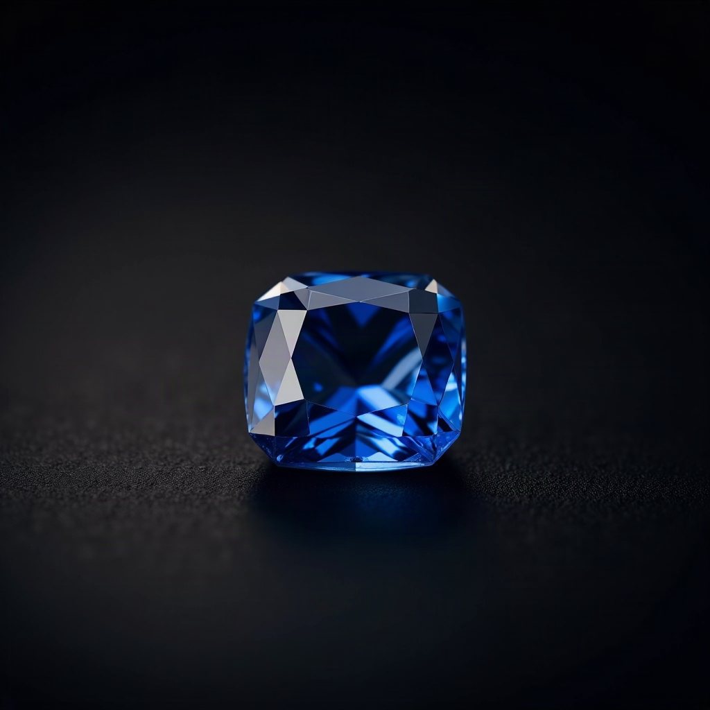 카슈미르 사파이어 4.12ct 비가열